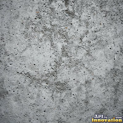 Poured concrete in pale off-white with soft cloudy color variation