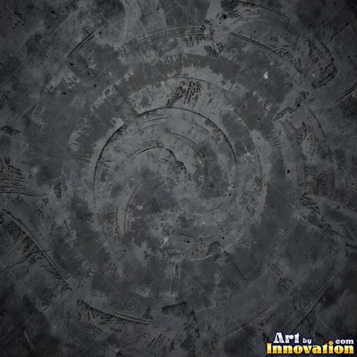 Acid washed concrete with mottled light and dark gray staining
