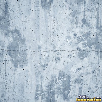 Poured concrete in pale off-white with soft cloudy color variation