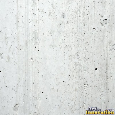 Gray concrete slab with a fine hairline crack running across it