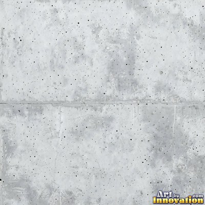 Acid washed concrete with mottled light and dark gray staining