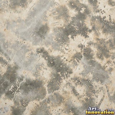 Poured concrete in pale off-white with soft cloudy color variation