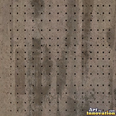 Smooth raw concrete with small air holes scattered across the surface