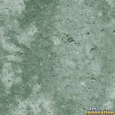 Acid washed concrete with mottled light and dark gray staining