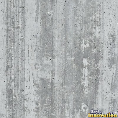 Poured concrete in pale off-white with soft cloudy color variation