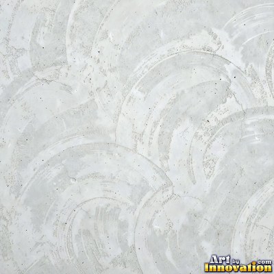 Acid washed concrete with mottled light and dark gray staining