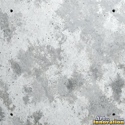 Acid washed concrete with mottled light and dark gray staining