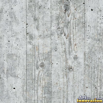 Gray concrete slab with a fine hairline crack running across it