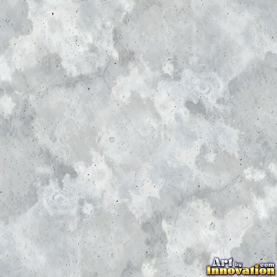Poured concrete in pale off-white with soft cloudy color variation