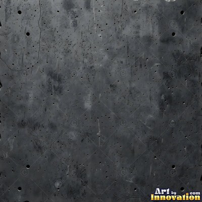 Acid washed concrete with mottled light and dark gray staining