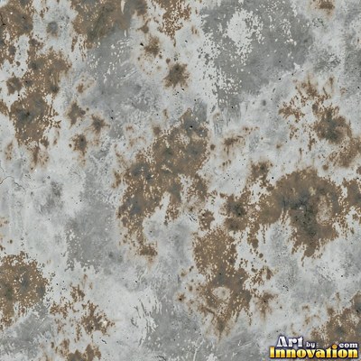 Poured concrete in pale off-white with soft cloudy color variation