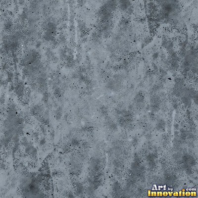 Acid washed concrete with mottled light and dark gray staining