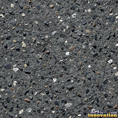 Gray concrete slab with a fine hairline crack running across it