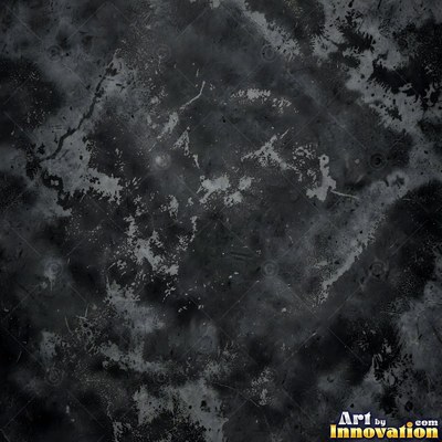 Gray concrete slab with a fine hairline crack running across it