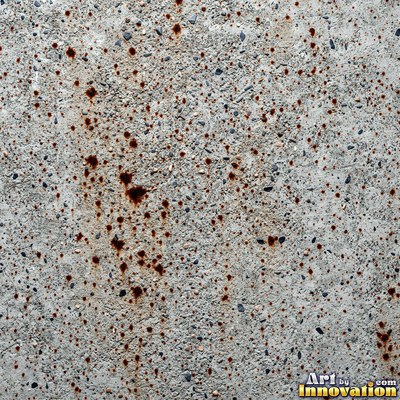 Poured concrete in pale off-white with soft cloudy color variation