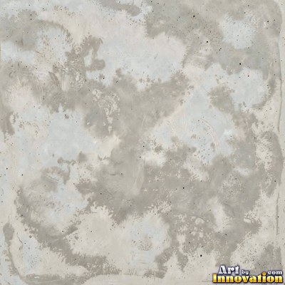 Poured concrete in pale off-white with soft cloudy color variation