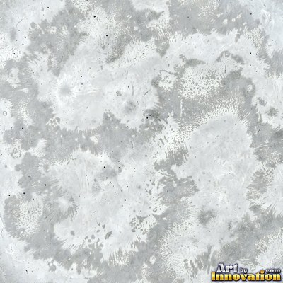 Poured concrete in pale off-white with soft cloudy color variation