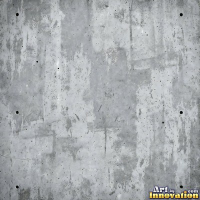 Poured concrete in pale off-white with soft cloudy color variation
