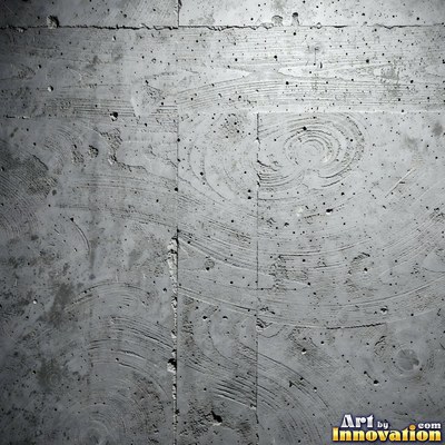 Smooth raw concrete with small air holes scattered across the surface