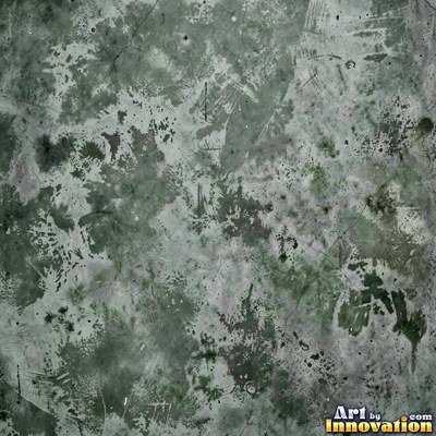 Acid washed concrete with mottled light and dark gray staining