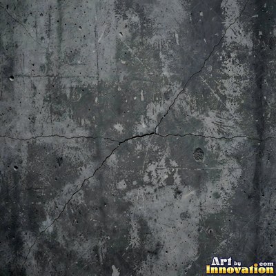 Poured concrete in pale off-white with soft cloudy color variation