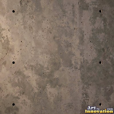 Acid washed concrete with mottled light and dark gray staining