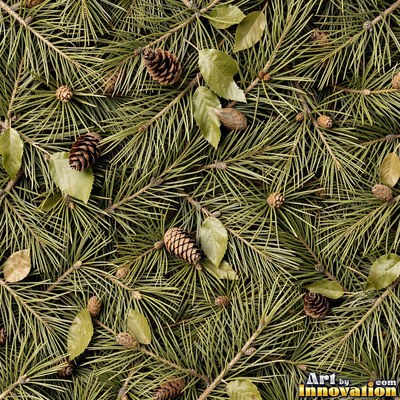 Overlapping fern fronds in dark emerald green filling the whole frame