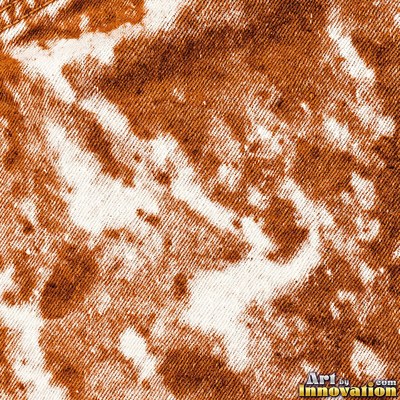 Stonewashed denim with mottled color in soft ivory tones