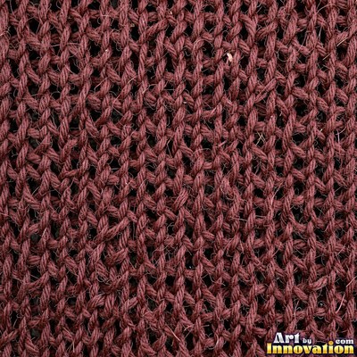 Two color Fair Isle knit pattern in burnt orange