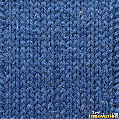 Basket weave knit stitch pattern in teal yarn