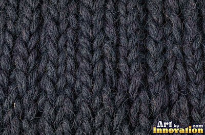 Basket weave knit stitch pattern in teal yarn