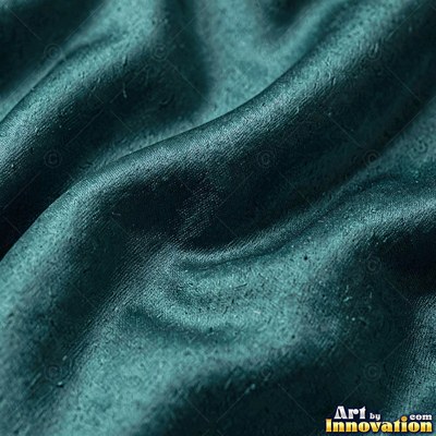 Ivory raw silk showing small slubs in the weave