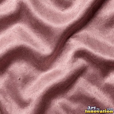 Ivory raw silk showing small slubs in the weave