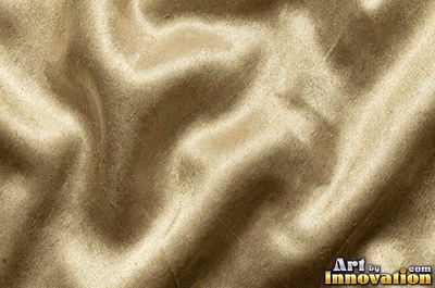 Ivory raw silk showing small slubs in the weave