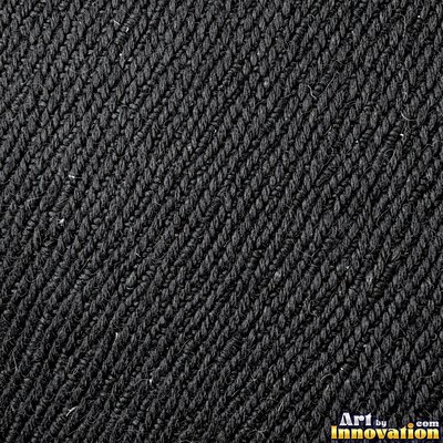 Close coarse burlap weave in ivory with loose fibers
