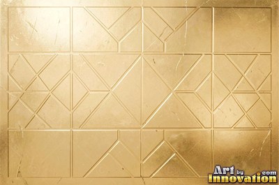 Acid etched glass with a satin finish in pale aqua