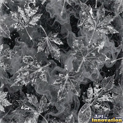 Cracked lake ice with white fracture lines and a honey gold glow