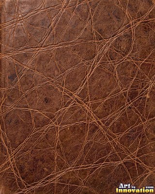 Old cracked leather with a crazed surface in whiskey brown