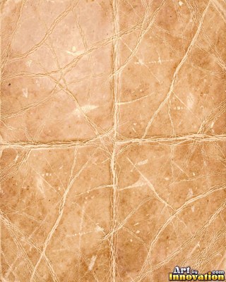 Peeling caramel leather with a flaking top layer