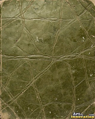 Peeling caramel leather with a flaking top layer