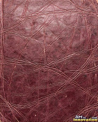 Peeling caramel leather with a flaking top layer