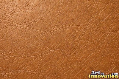 Crocodile embossed leather with large square scales in forest green