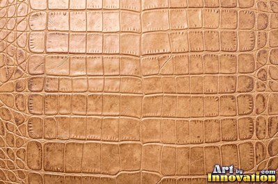 Tooled leather carved with a floral scroll in oxblood red
