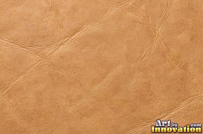 Sand beige leather with a single line of saddle stitching