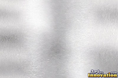 Brushed metal sheet with fine straight lines in cool blued steel