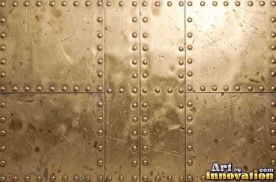 Perforated metal sheet with round holes in a tight grid of blackened iron