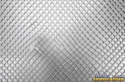 Galvanized steel showing a crystalline spangle pattern