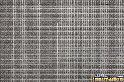 Welded steel surface with weld beads and grinding marks
