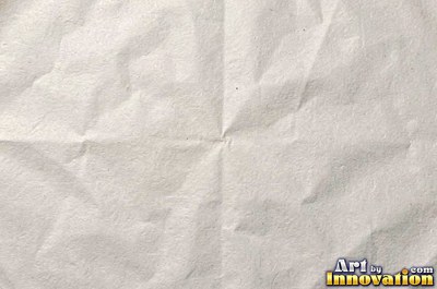 Lightly wrinkled buttercup yellow paper with soft shading