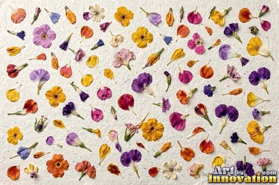 Cold press watercolor paper with a toothy surface